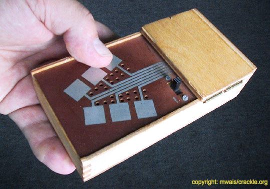 Michael Waisvisz's original Kraakdoos (CrackleBox)